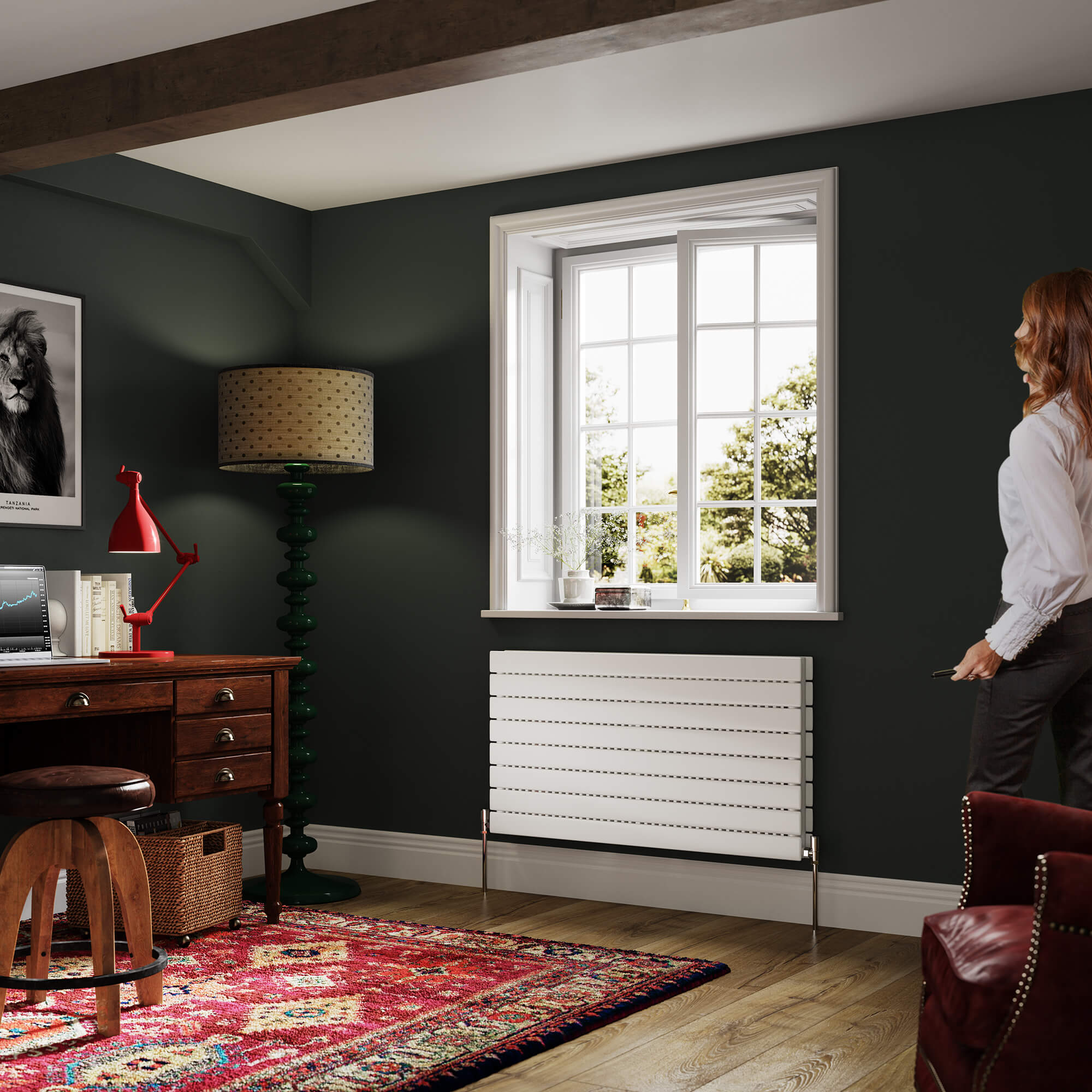 Concord Plane Double White Radiator