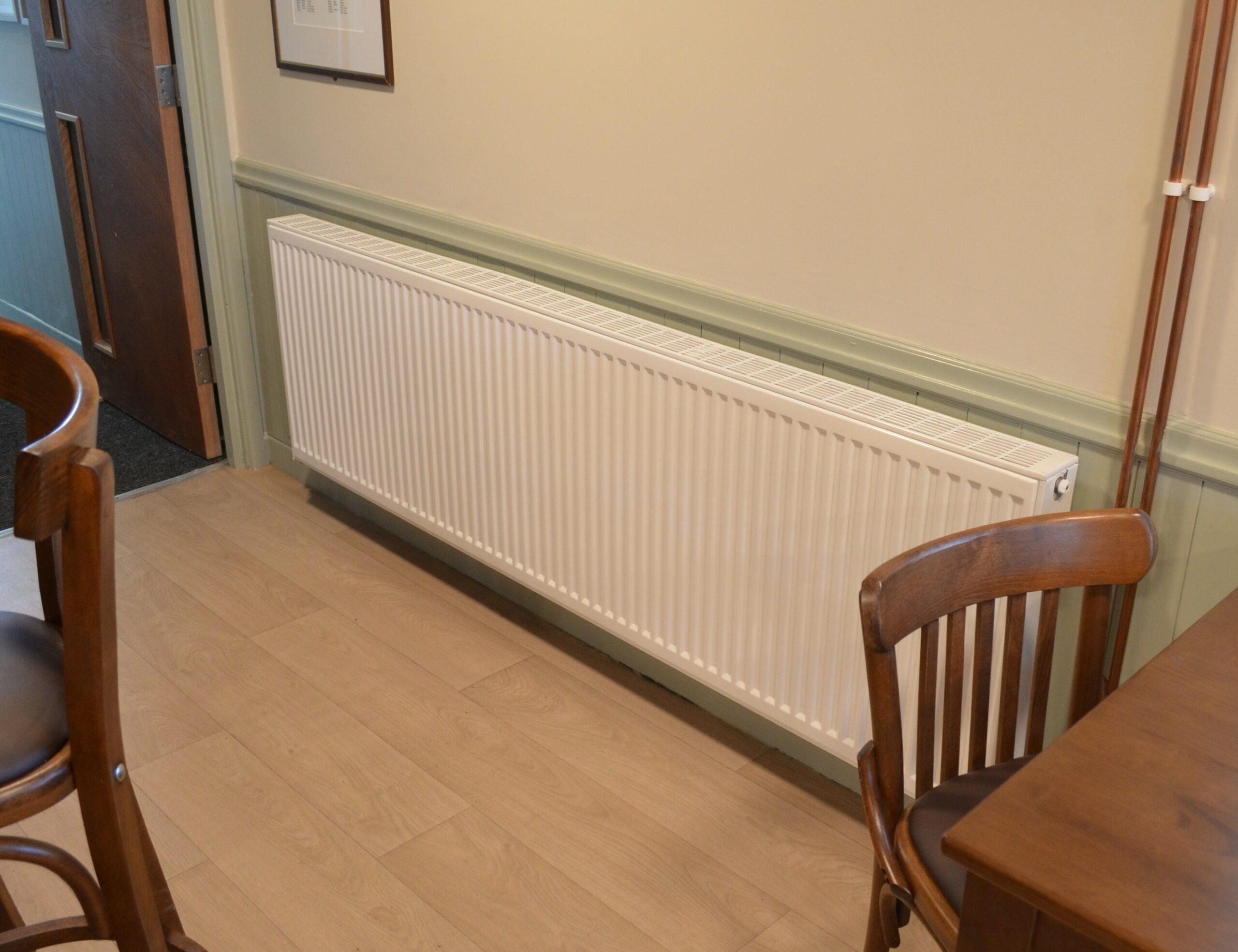 Local football club grateful for help with heating system upgrade for club house