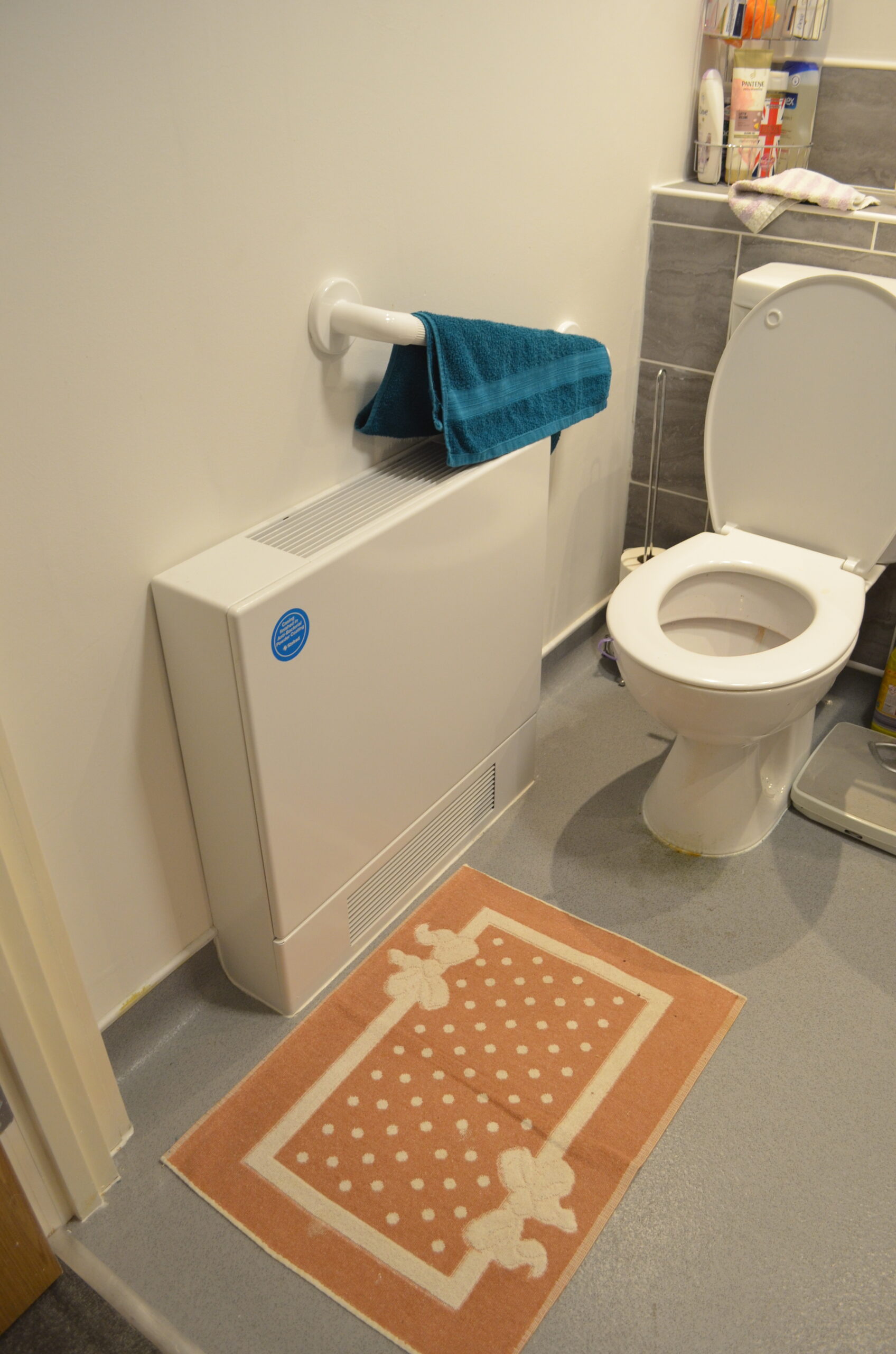 Low surface temperature radiators installed in sheltered housing schemes in the West Midlands
