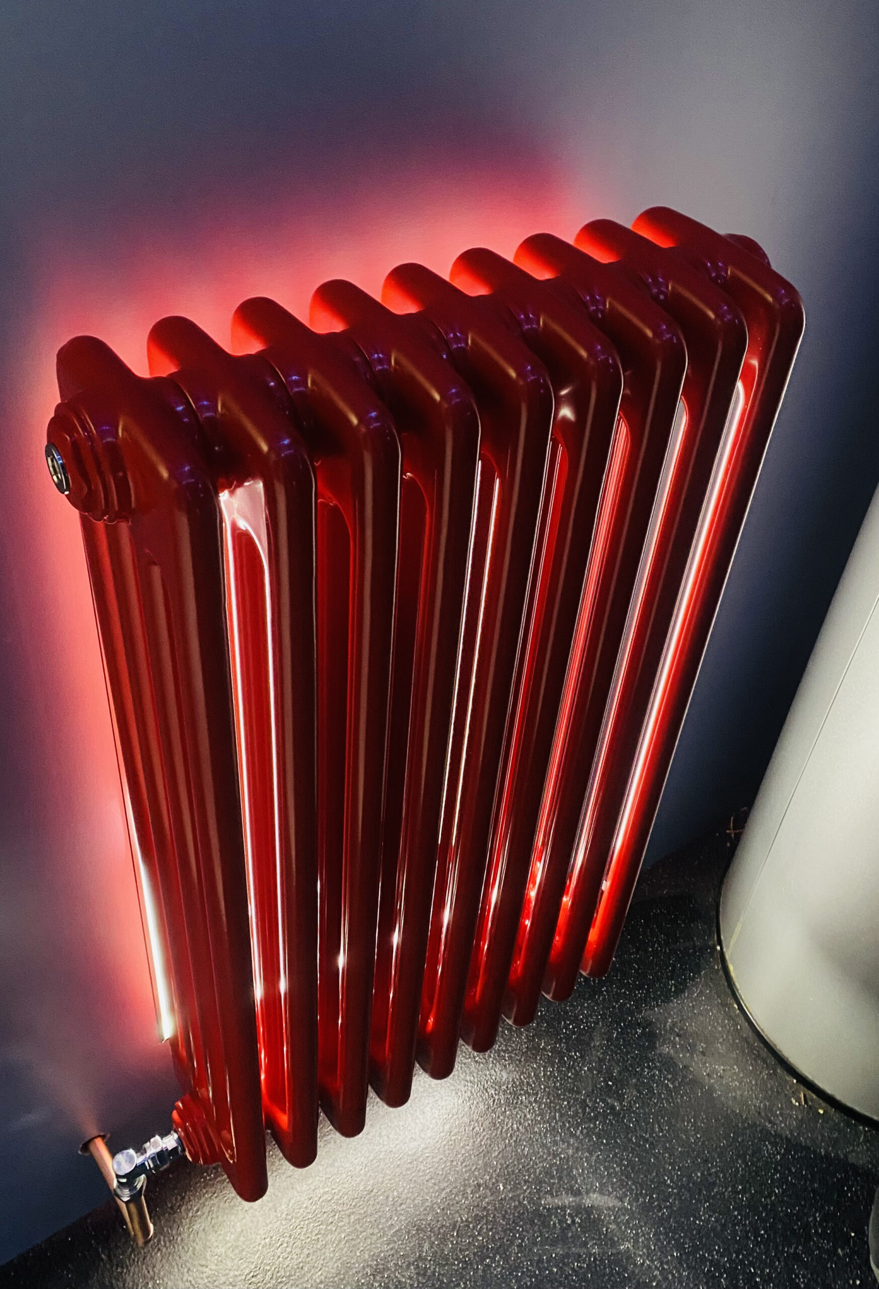 Heating Installer Awards winner Dan incorporates red column in his own boiler room